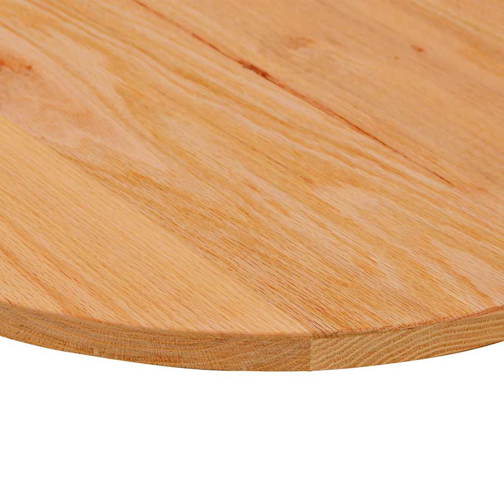 Stolna ploča svjetlosmeđa 120x60x2 cm ovalna masivna hrastovina