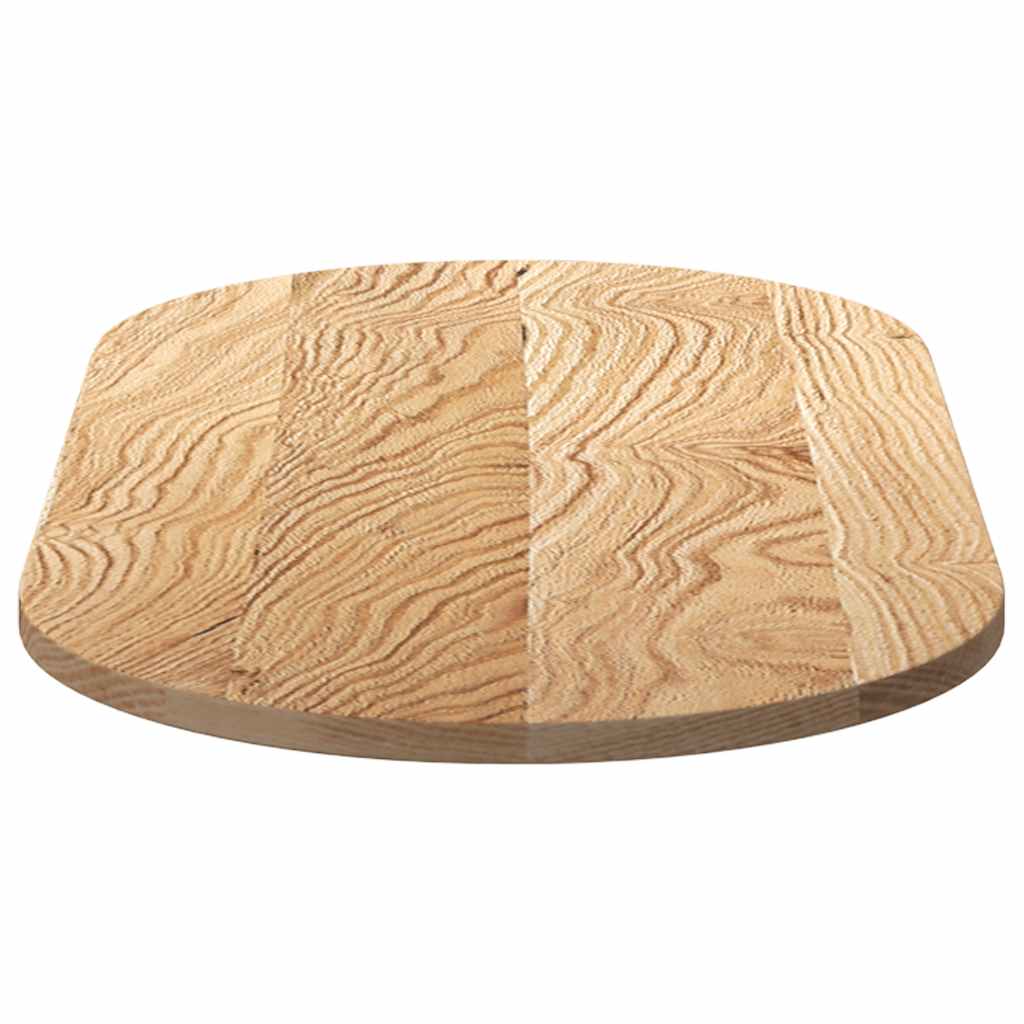 Stolna ploča 100x50x2 cm od ovalna masivna hrastovina