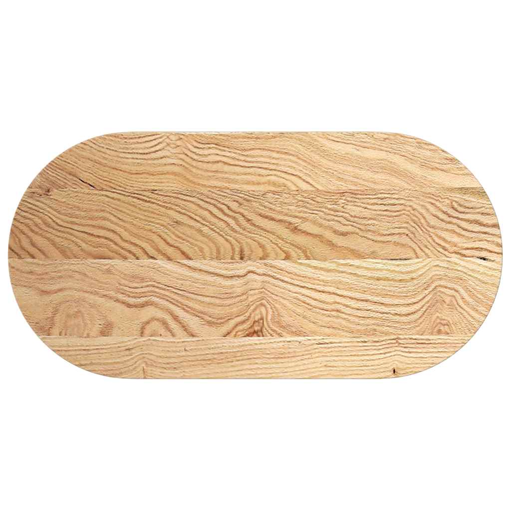 Stolna ploča 100x50x4 cm od ovalna masivna hrastovina
