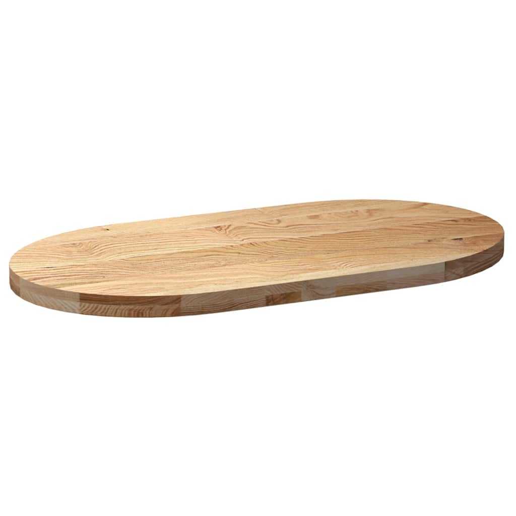 Stolna ploča 100x50x4 cm od ovalna masivna hrastovina