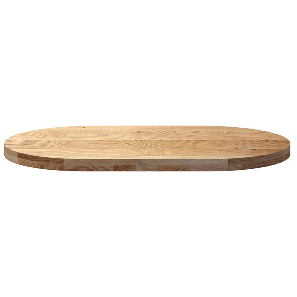 Stolna ploča 100x50x4 cm od ovalna masivna hrastovina