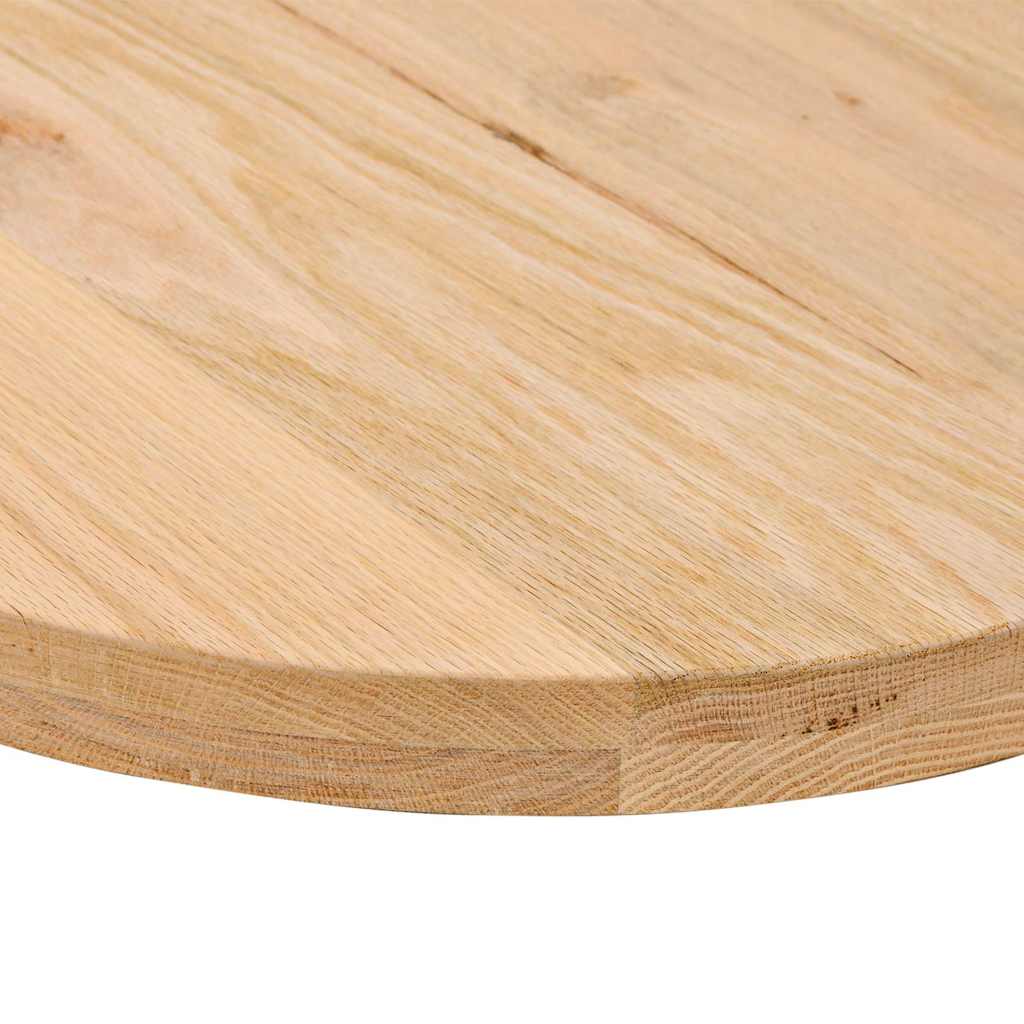 Stolna ploča 100x50x4 cm od ovalna masivna hrastovina