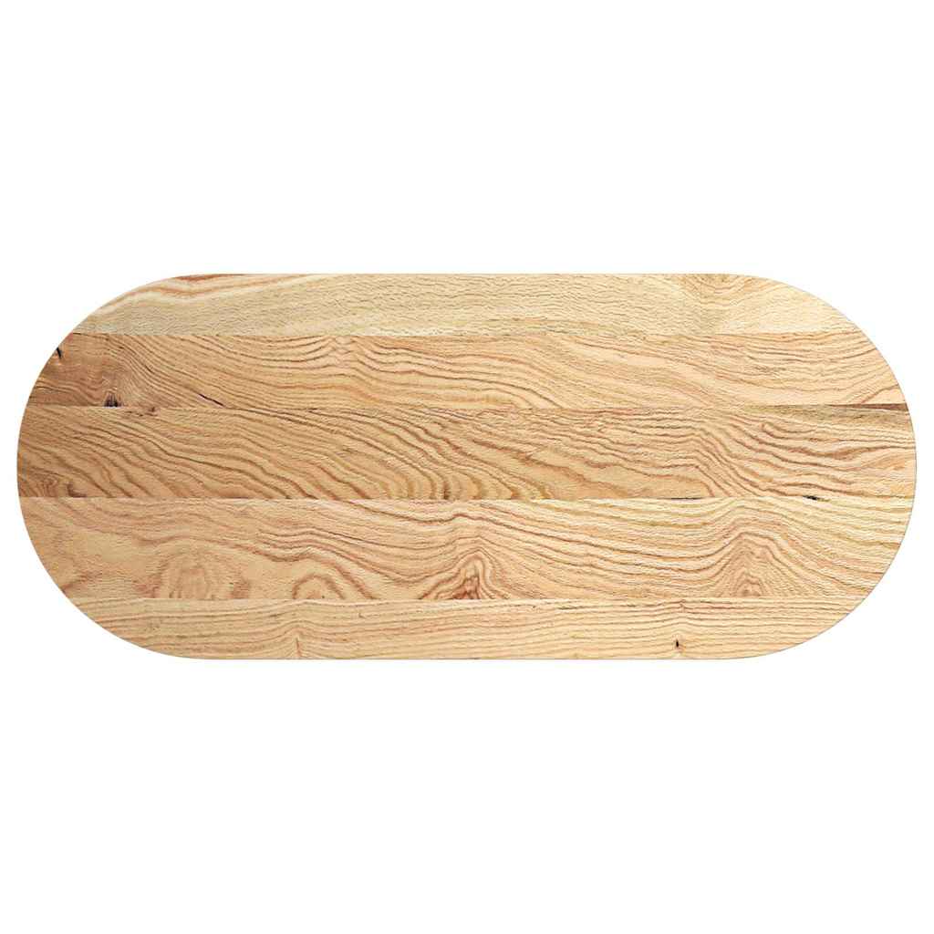 Stolna ploča 140x60x4 cm od ovalna masivna hrastovina