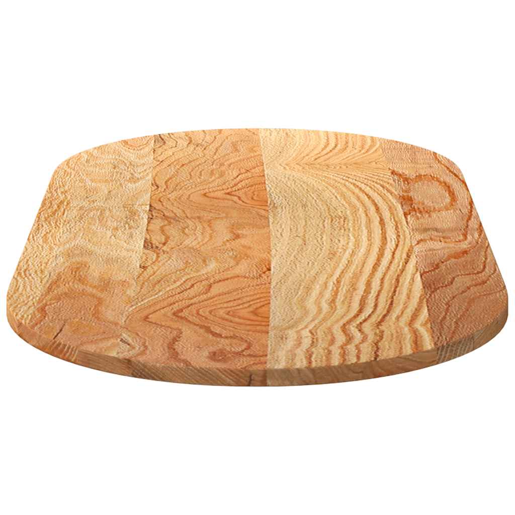 Stolna ploča svjetlosmeđa 120x60x2 cm ovalna masivna hrastovina