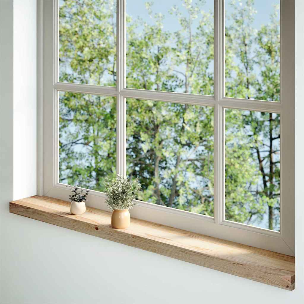 Prozorske klupice 2 kom 140x15x2 cm netretirane masivne hrast