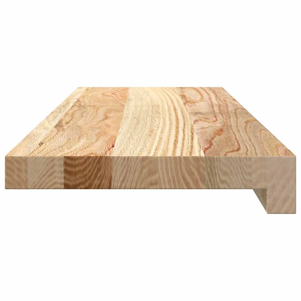 Prozorske klupice 2 kom 70x20x2 cm netretirane masivne hrast