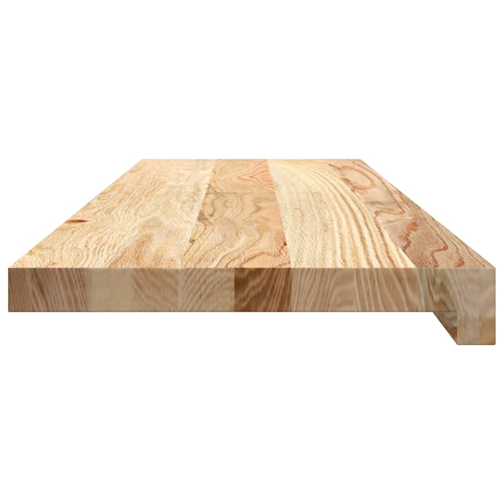 Prozorske klupice 2 kom 80x25x2 cm netretirane masivne hrast