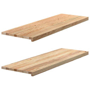 Prozorske klupice 2 kom 120x40x2 cm netretirane masivne hrast