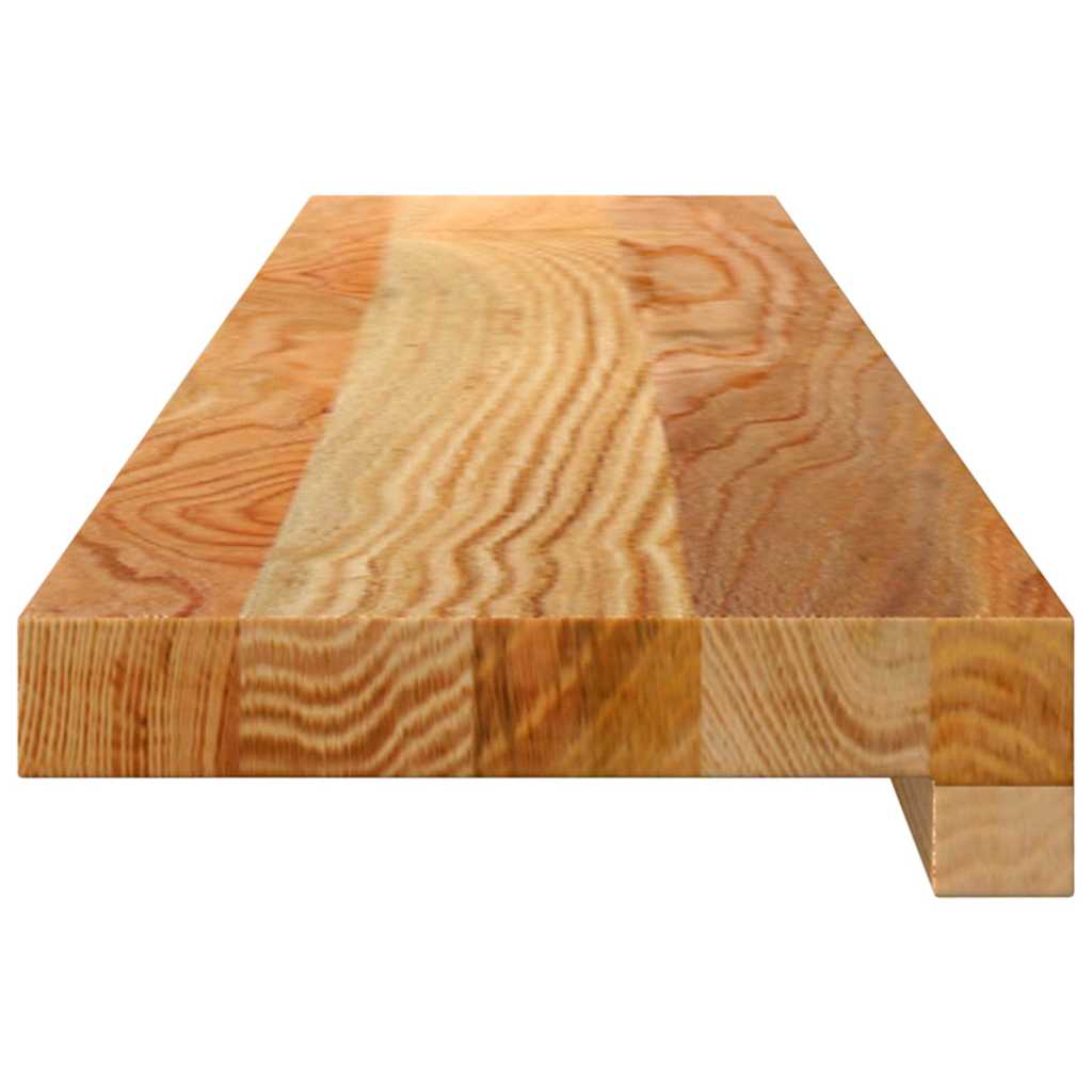 Prozorske klupice 2 kom svijetlosmeđe 90x15x2 cm masivne hrast