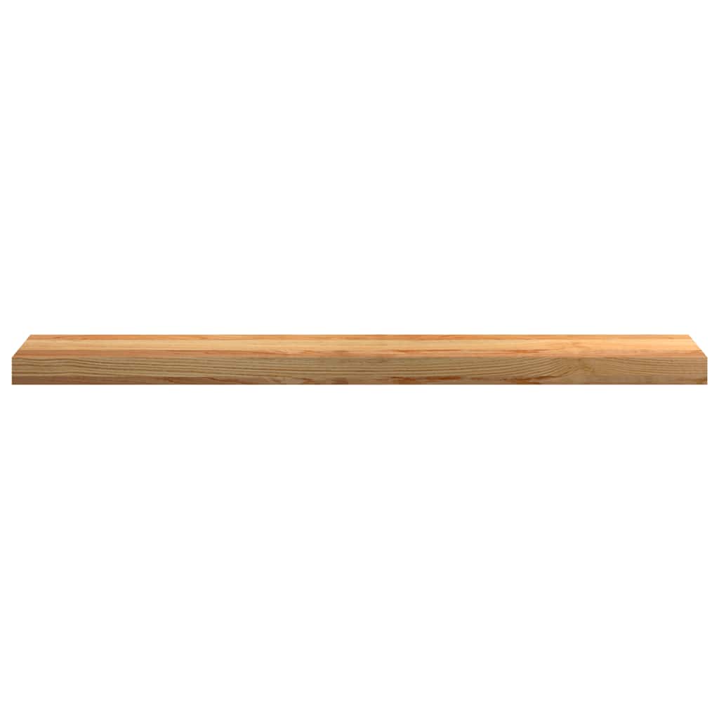 Prozorske klupice 2 kom svijetlosmeđe 100x15x2 cm masivne hrast