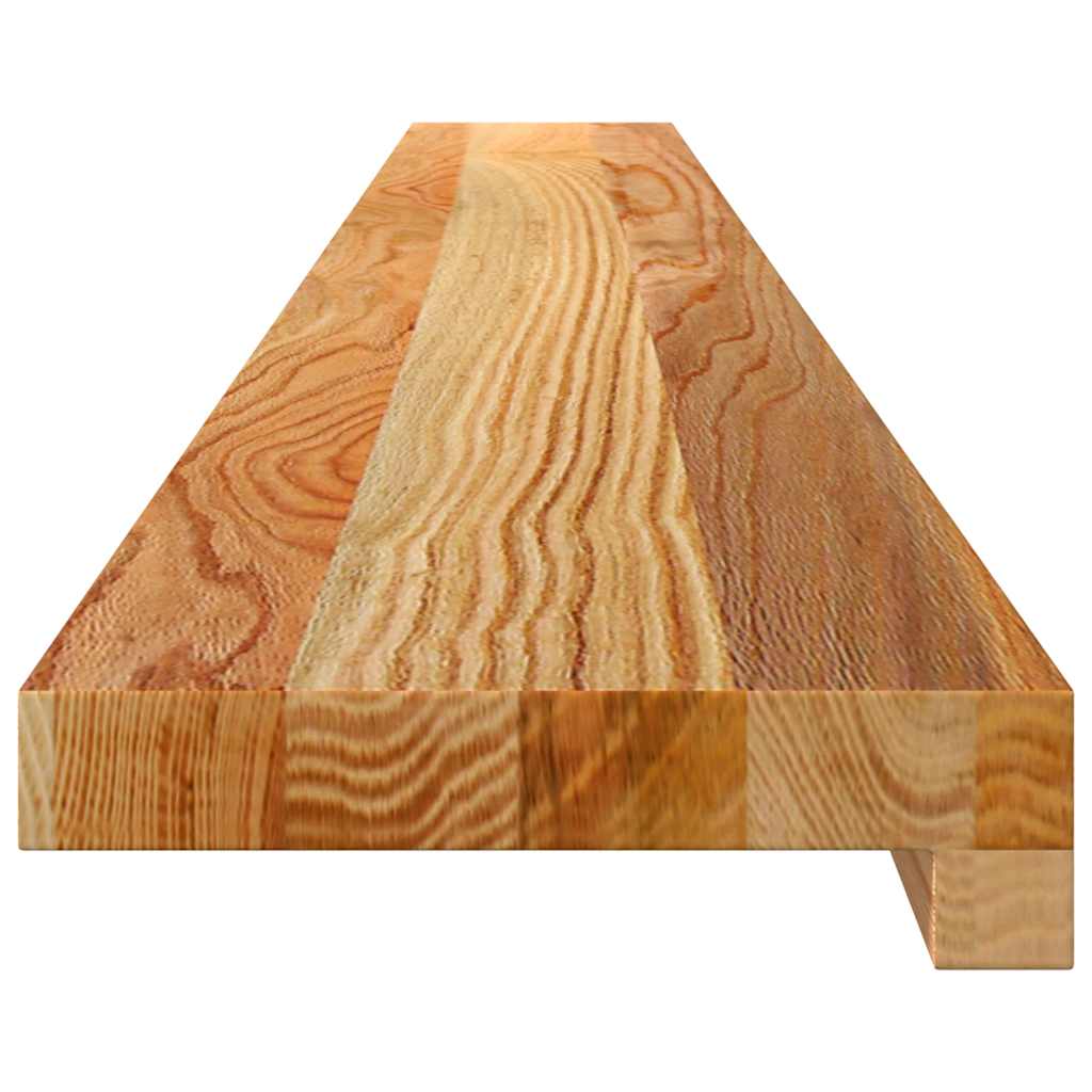 Prozorske klupice 2 kom svijetlosmeđe 140x15x2 cm masivne hrast