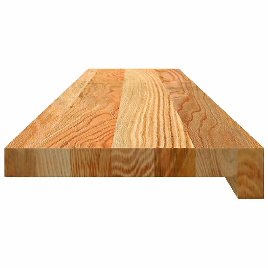 Prozorske klupice 2 kom svijetlosmeđe 100x20x2 cm masivne hrast