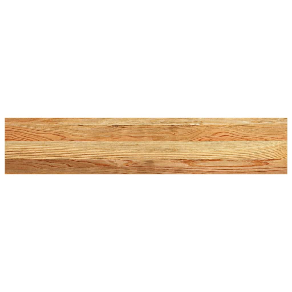Prozorske klupice 2 kom svijetlosmeđe 100x20x2 cm masivne hrast