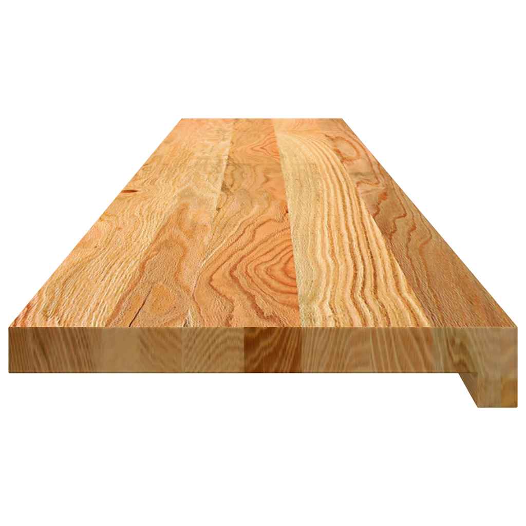 Prozorske klupice 2 kom svijetlosmeđe 140x25x2 cm masivne hrast