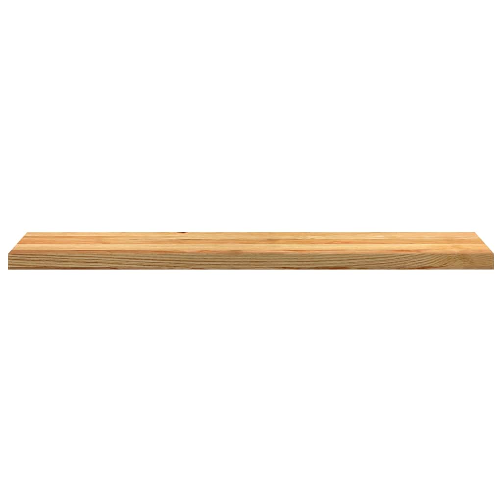 Prozorske klupice 2 kom svijetlosmeđe 120x30x2 cm masivne hrast