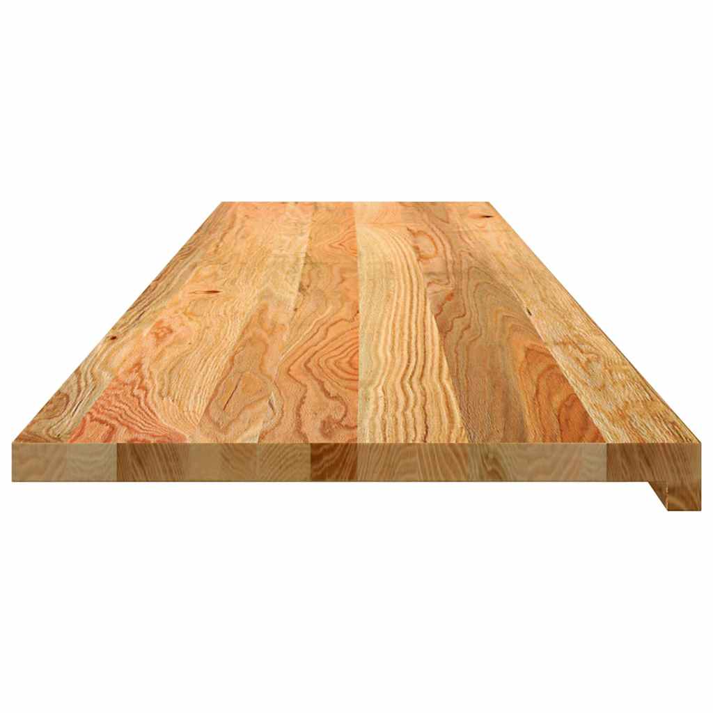 Prozorske klupice 2 kom svijetlosmeđe 160x40x2 cm masivne hrast