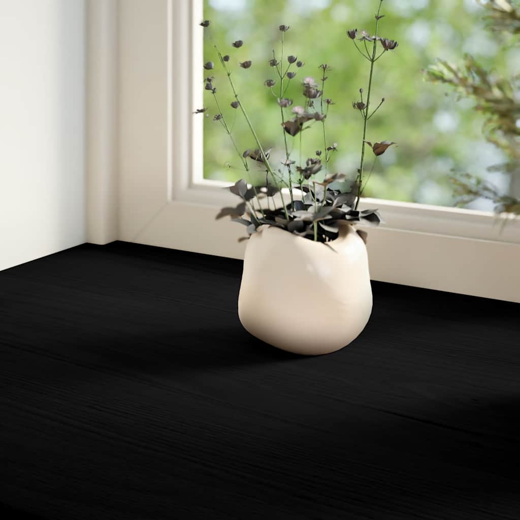 Prozorske klupice 2 kom tamnosmeđe 90x15x2 cm masivne hrast