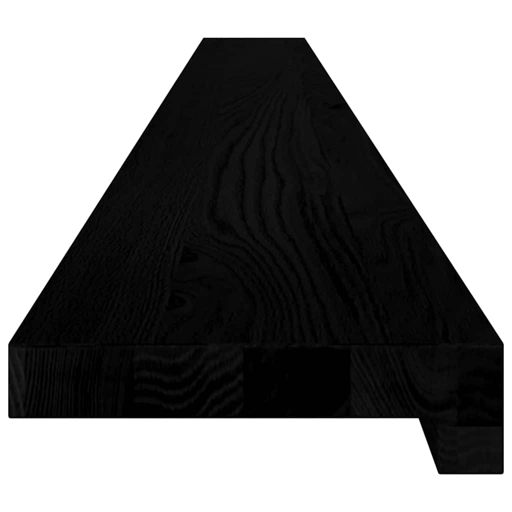 Prozorske klupice 2 kom tamnosmeđe 160x15x2 cm masivne hrast