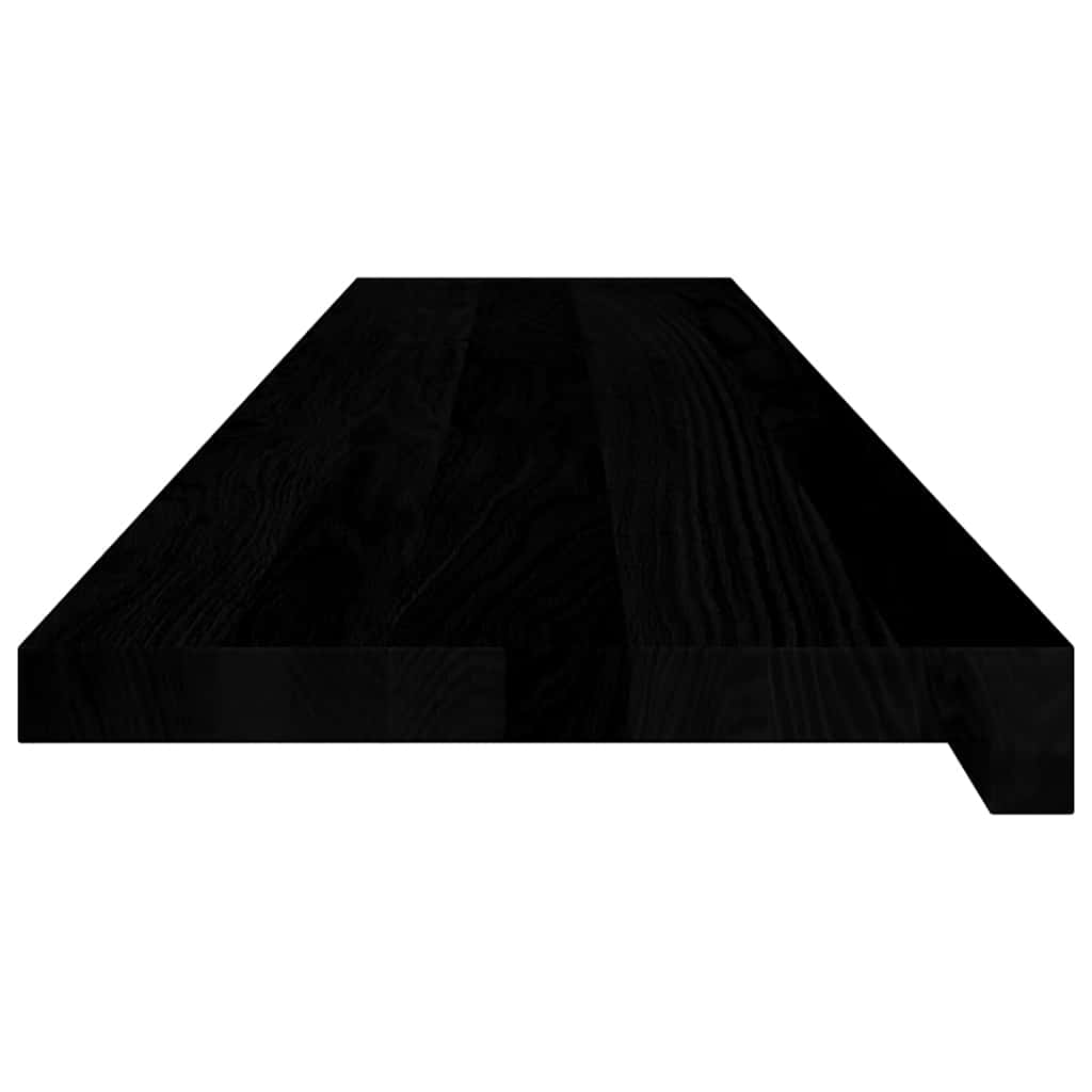 Prozorske klupice 2 kom tamnosmeđe 120x25x2 cm masivne hrast