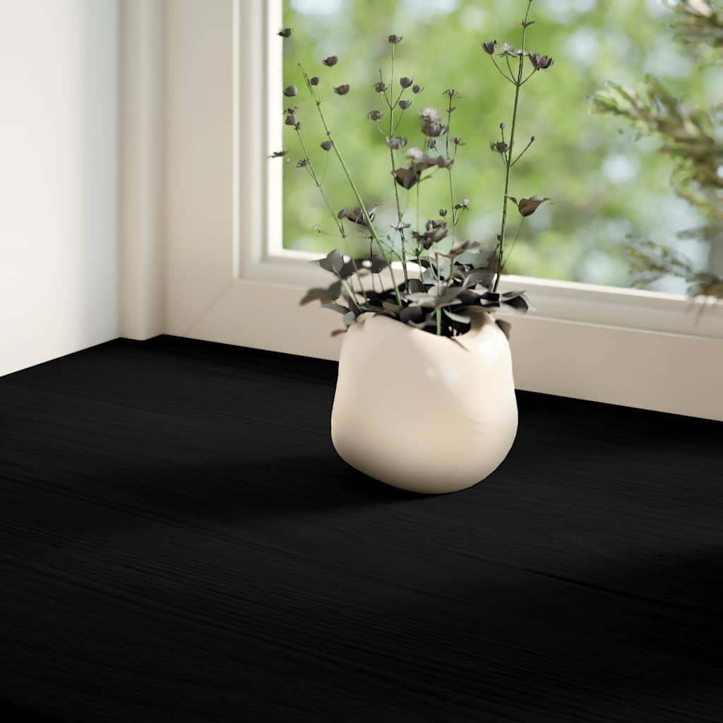 Prozorske klupice 2 kom tamnosmeđe 100x30x2 cm masivne hrast