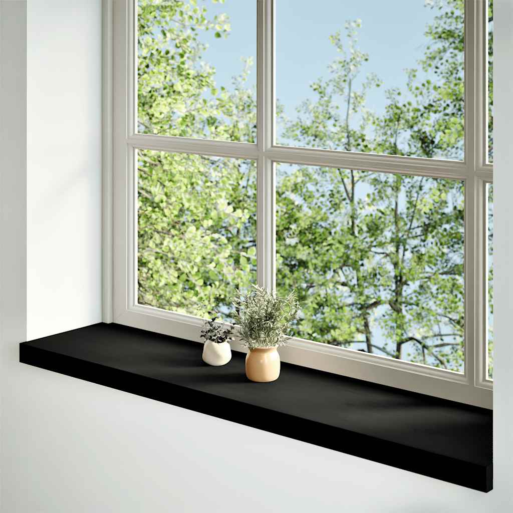 Prozorske klupice 2 kom tamnosmeđe 120x30x2 cm masivne hrast