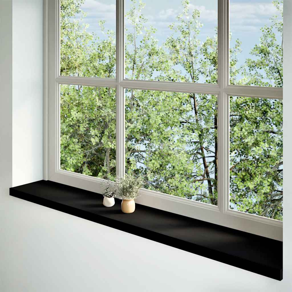 Prozorske klupice 2 kom tamnosmeđe 160x30x2 cm masivne hrast