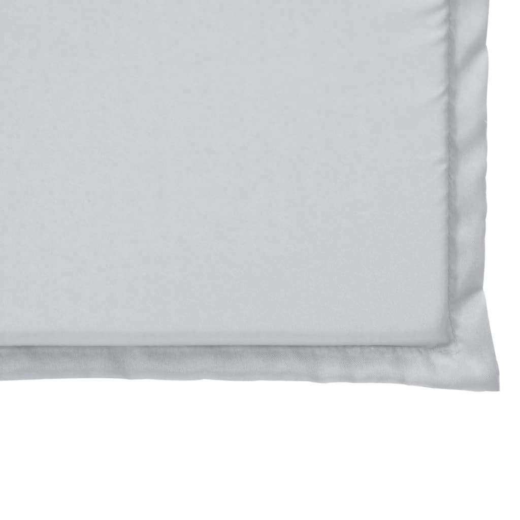Vrtne podloge za sjedalo 2 kom svjetlosive 45x45x2cm četvrtaste