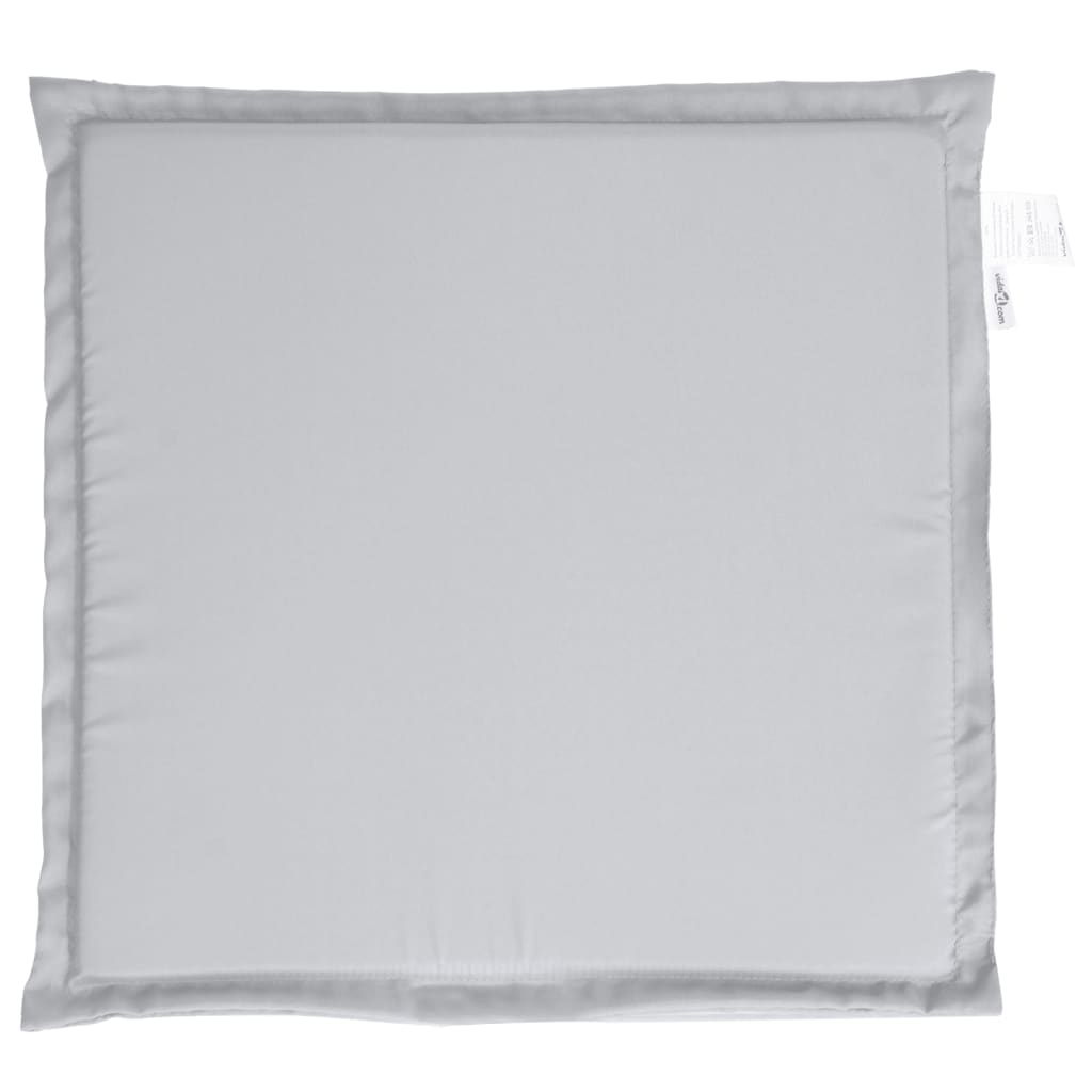 Vrtne podloge za sjedalo 4kom svijetlosive 45x45x2cm četvrtaste