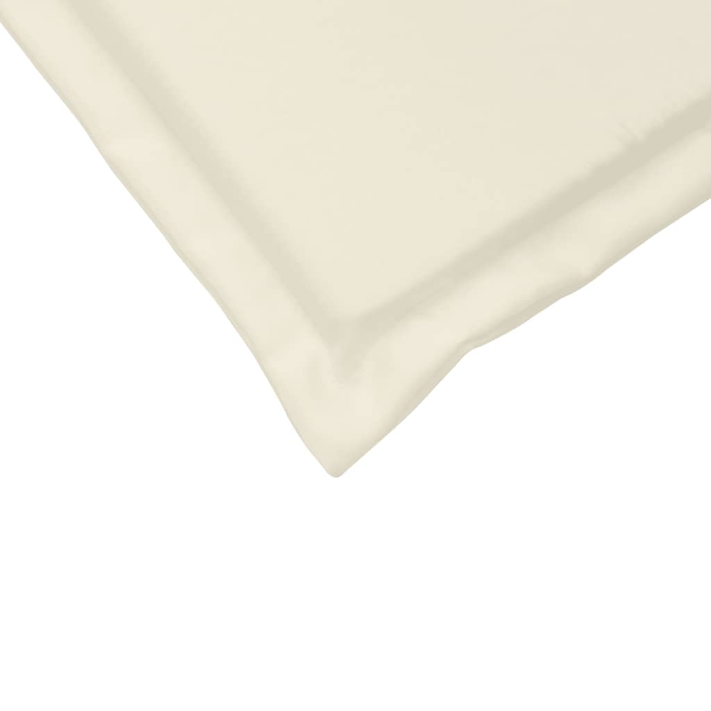Vrtne podloge za sjedalo 4 kom krem 45x45x2 cm četvrtaste