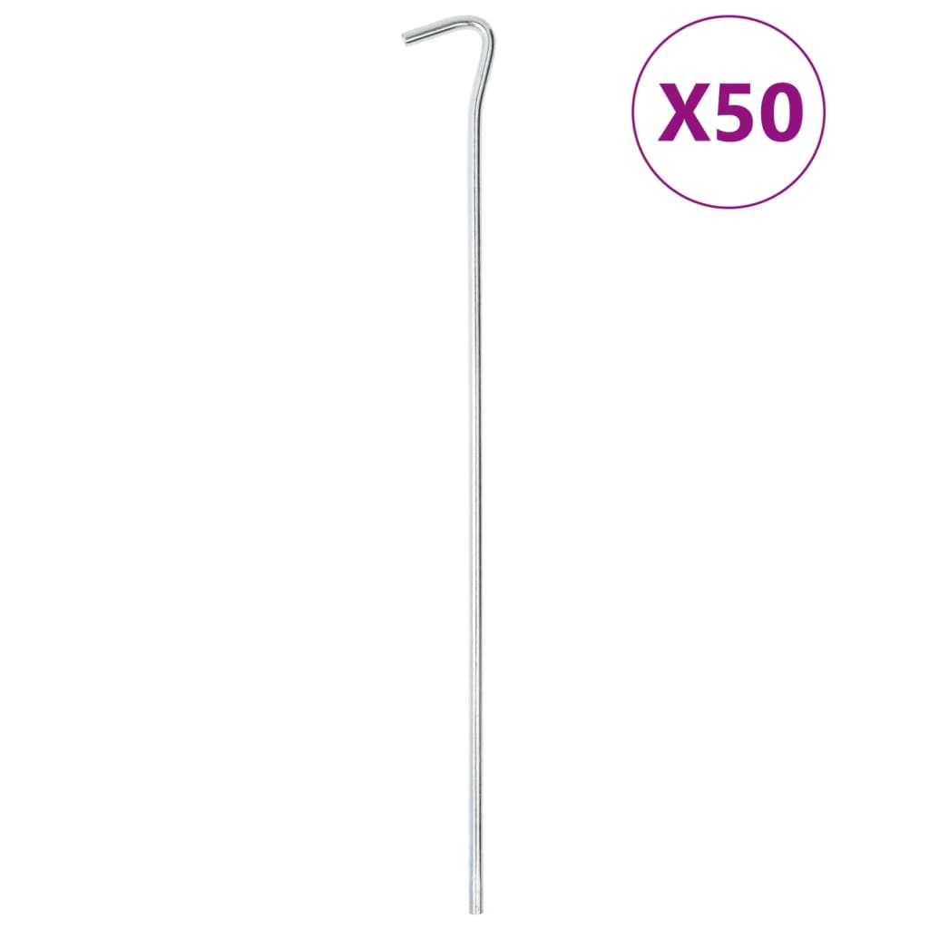 Klinovi za šator 50 kom 30 cm Ø 7 mm od pocinčanog čelika