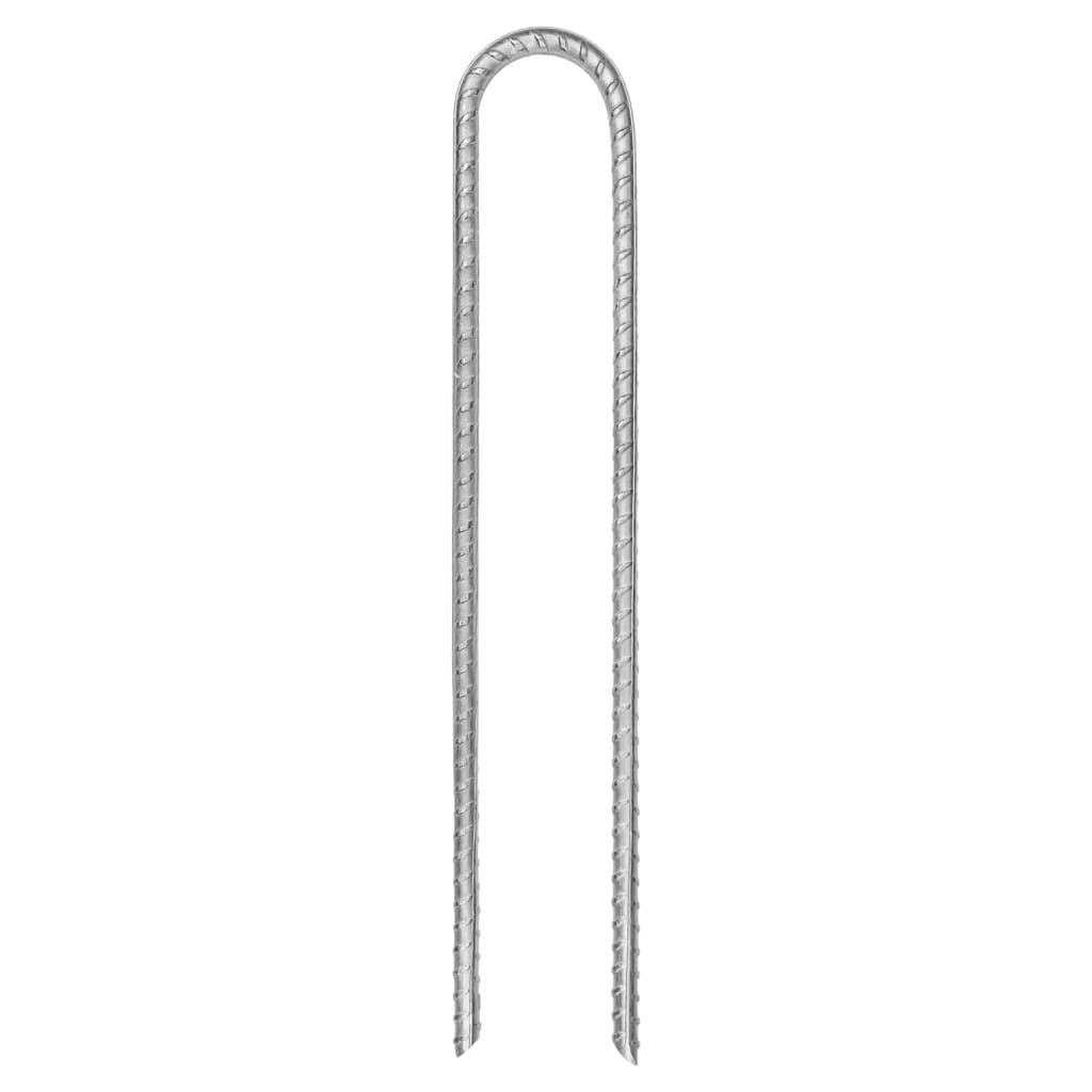 Klinovi za šator U-oblika 12 kom 30 cm Ø 7 mm pocinčani čelik