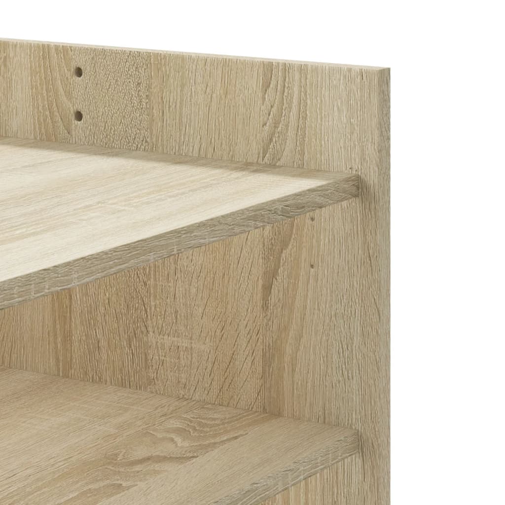 Stolić za kavu boja hrasta sonome 100 x 50 x 50 cm od drva
