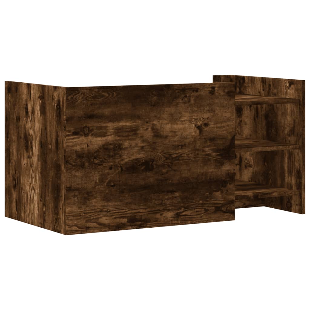 Stolić za kavu boja dimljenog hrasta 100 x 50 x 50 cm od drva