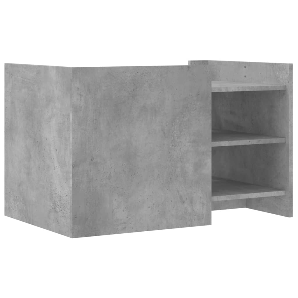 Stolić za kavu siva boja betona 80x50x50 cm konstruirano drvo