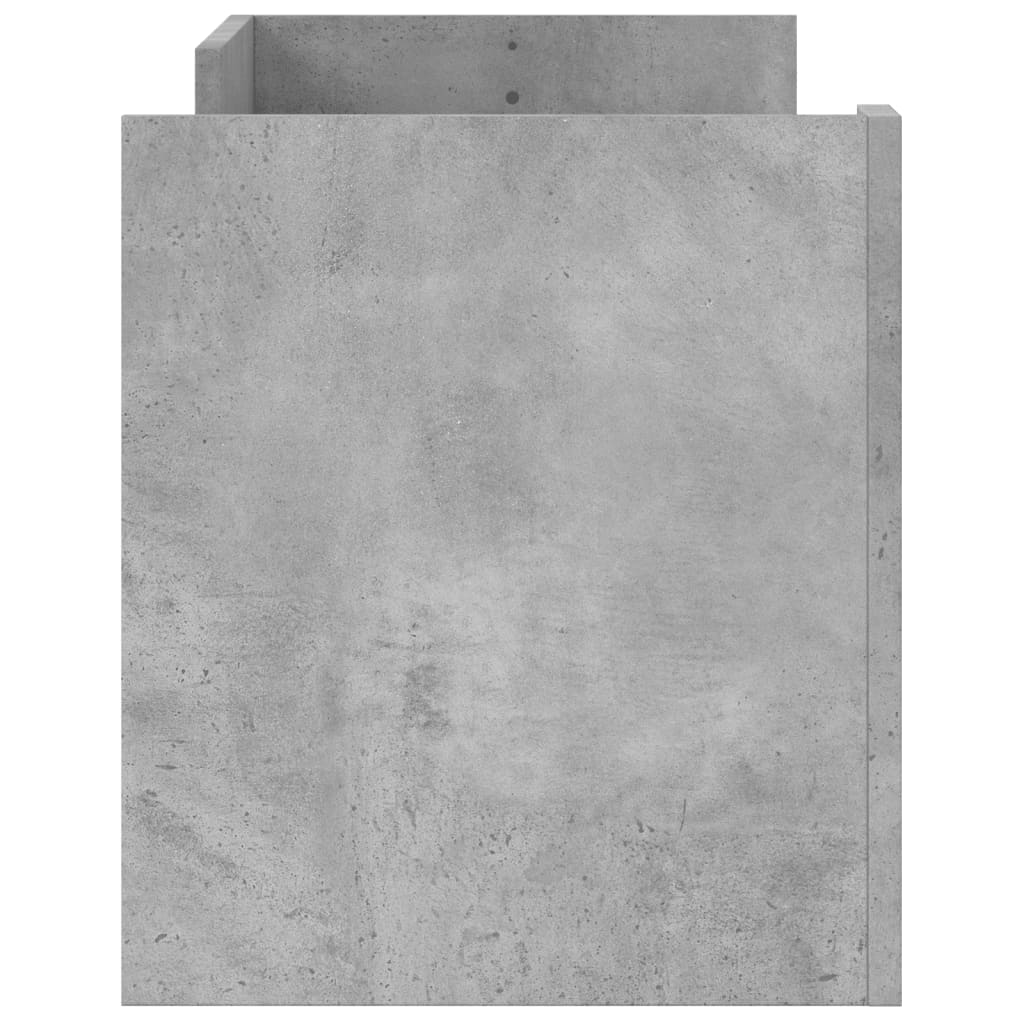 TV ormarić boja betona 100 x 35 x 40 cm od konstruiranog drva