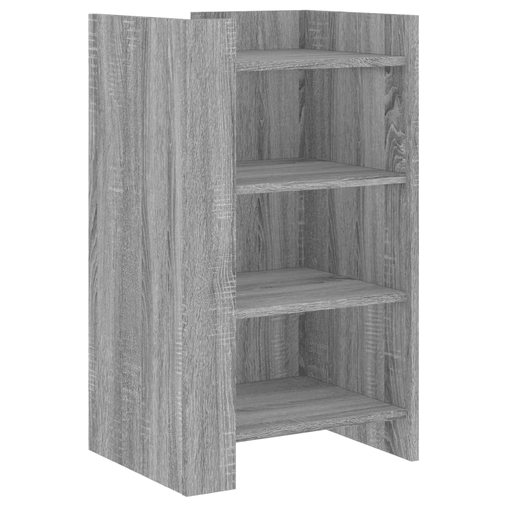 Komoda siva boja hrasta 45x35x75 cm od konstruiranog drva