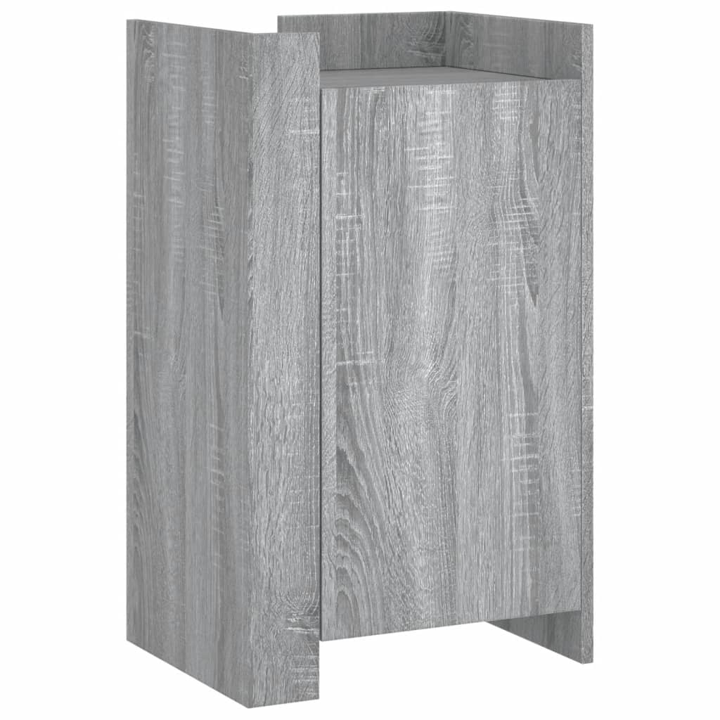 Komoda siva boja hrasta 45x35x75 cm od konstruiranog drva