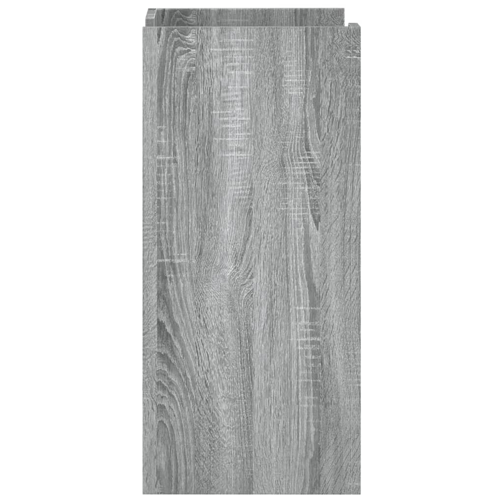 Komoda siva boja hrasta 45x35x75 cm od konstruiranog drva