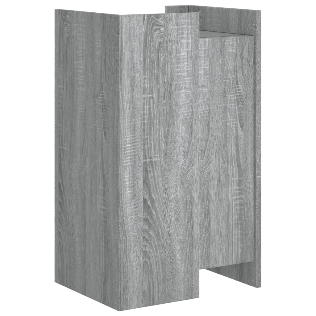 Komoda siva boja hrasta 45x35x75 cm od konstruiranog drva