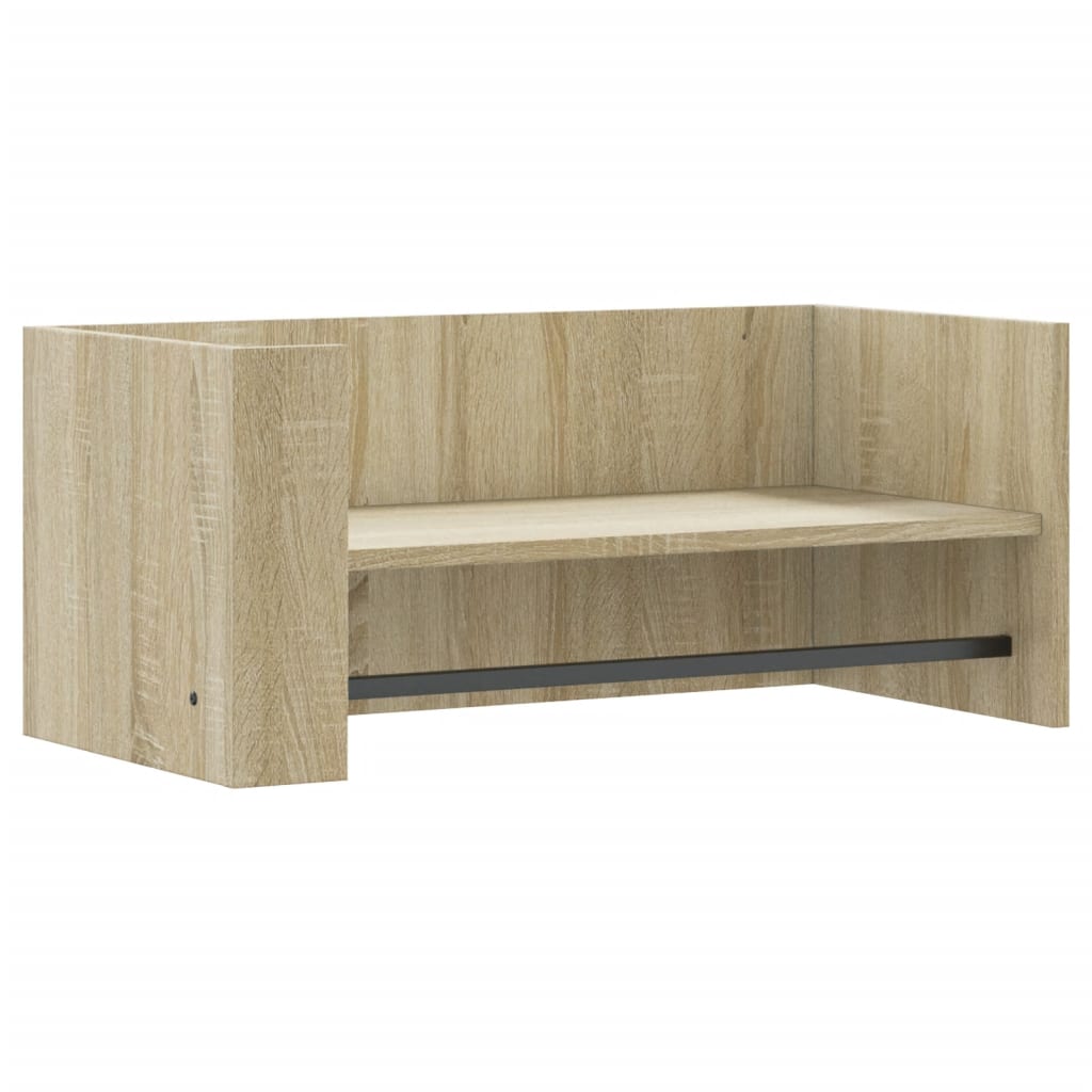 Zidna polica boja hrasta sonome 70,5 x 35 x 30,5 cm drvena