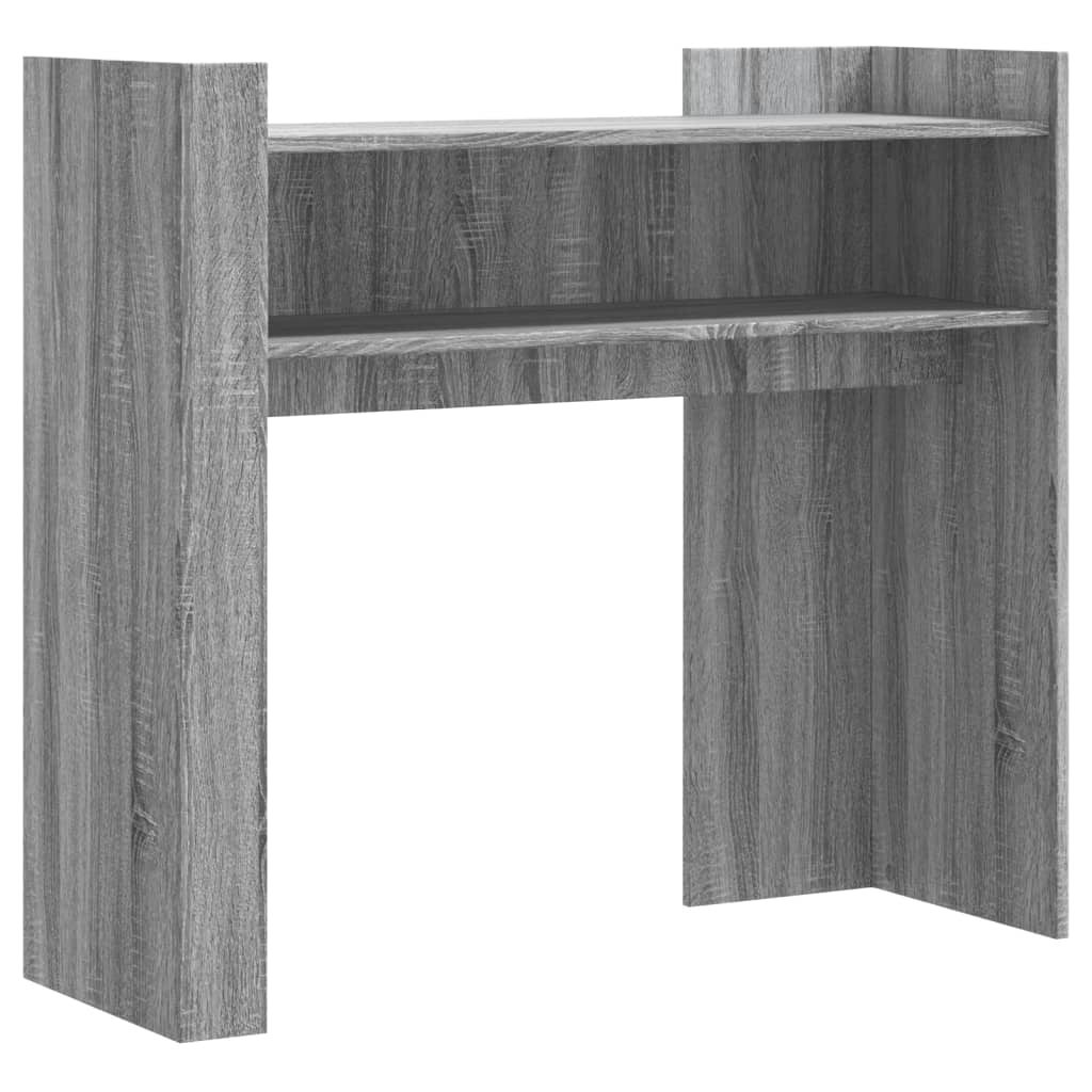 Konzolni stol siva boja hrasta 100x35x90 cm konstruirano drvo