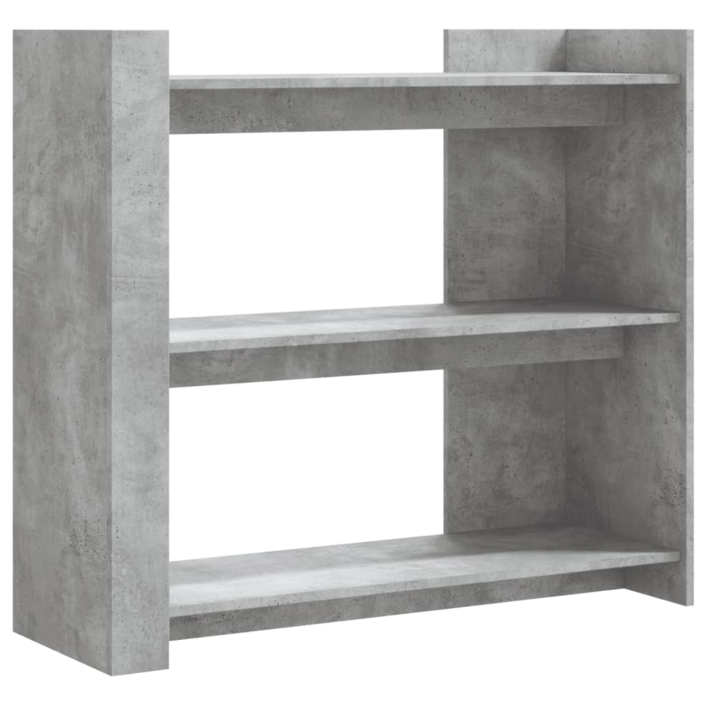 Konzolni stol siva boja betona 100x35x90 cm konstruirano drvo