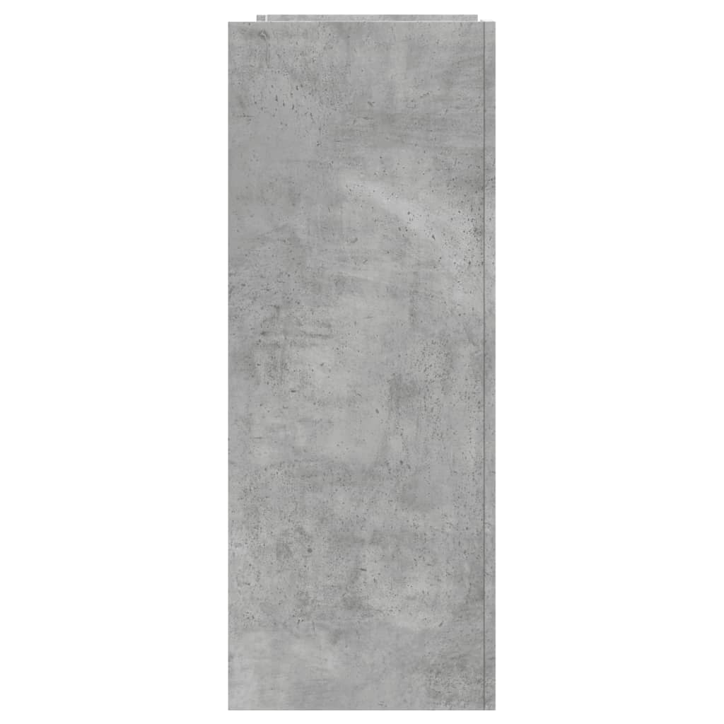 Konzolni stol siva boja betona 100x35x90 cm konstruirano drvo