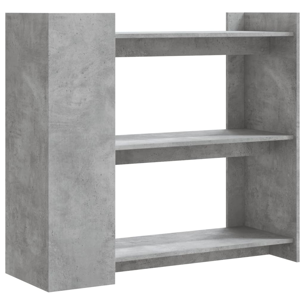 Konzolni stol siva boja betona 100x35x90 cm konstruirano drvo