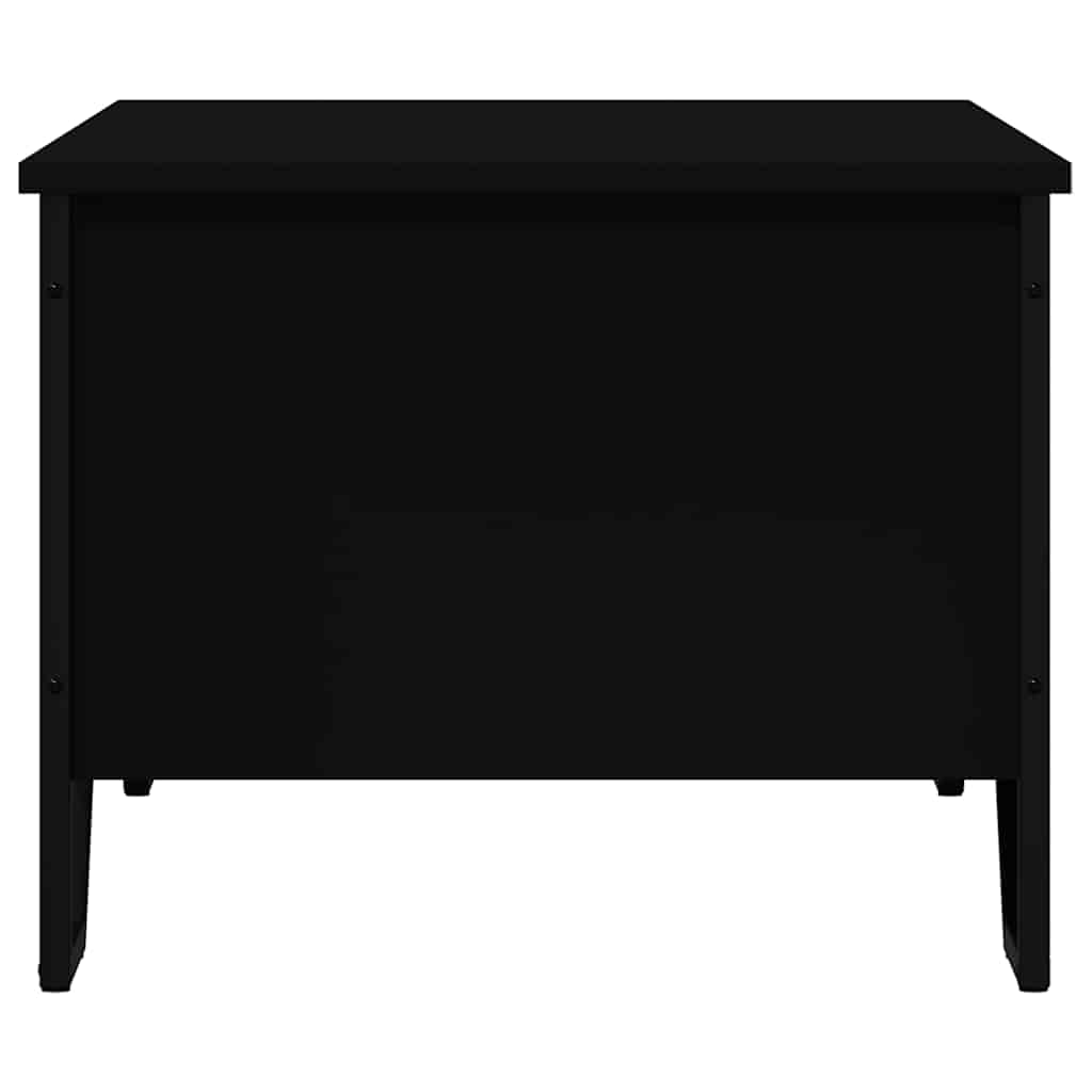 Stolić za kavu crni 100 x 51 x 40 cm od konstruiranog drva