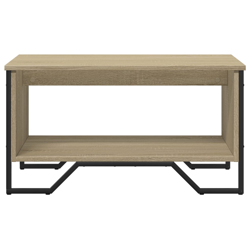Stolić za kavu boja hrasta 75x51x40 cm konstruirano drvo