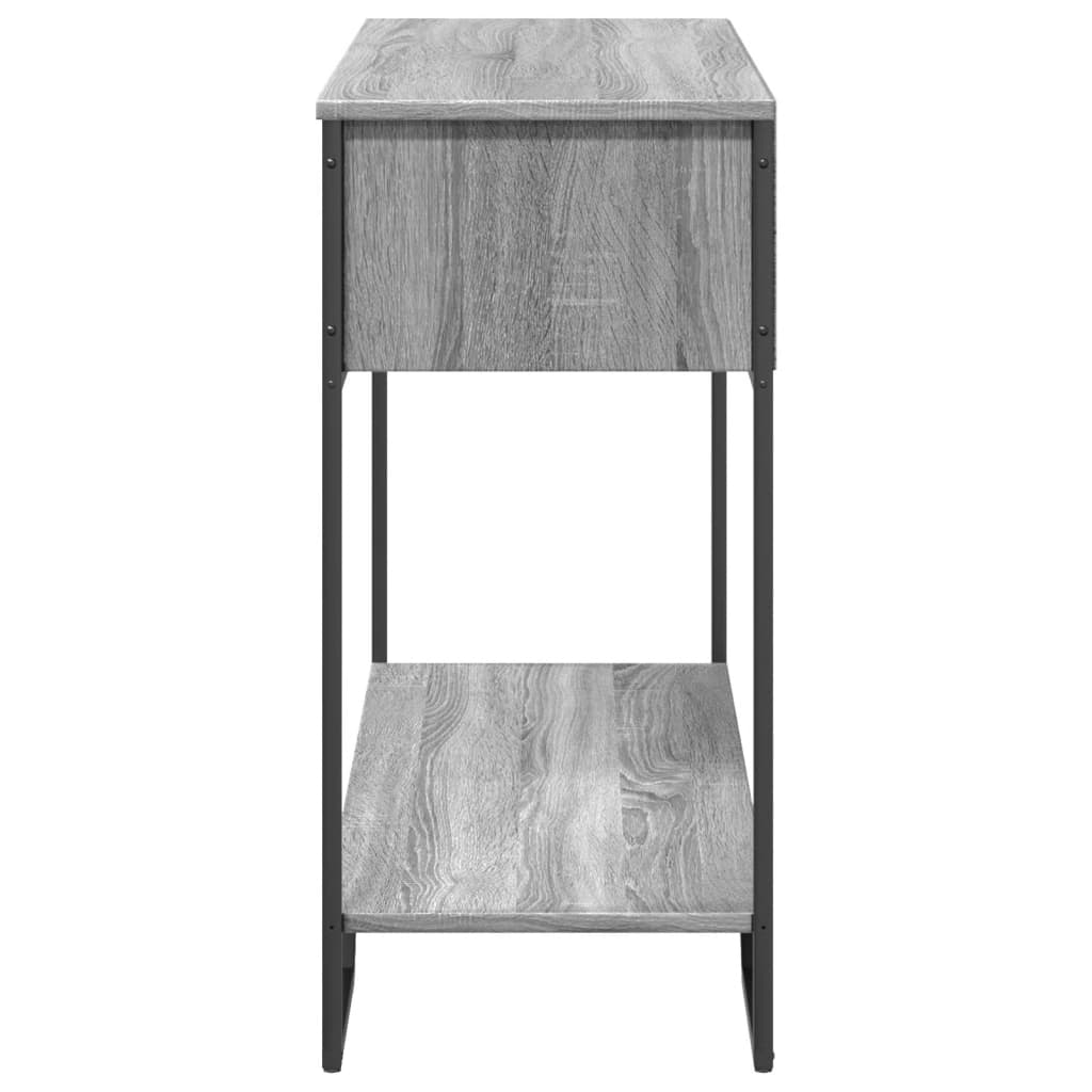 Konzolni stol boja hrasta 100 x 35 x 74,5 cm konstruirano drvo