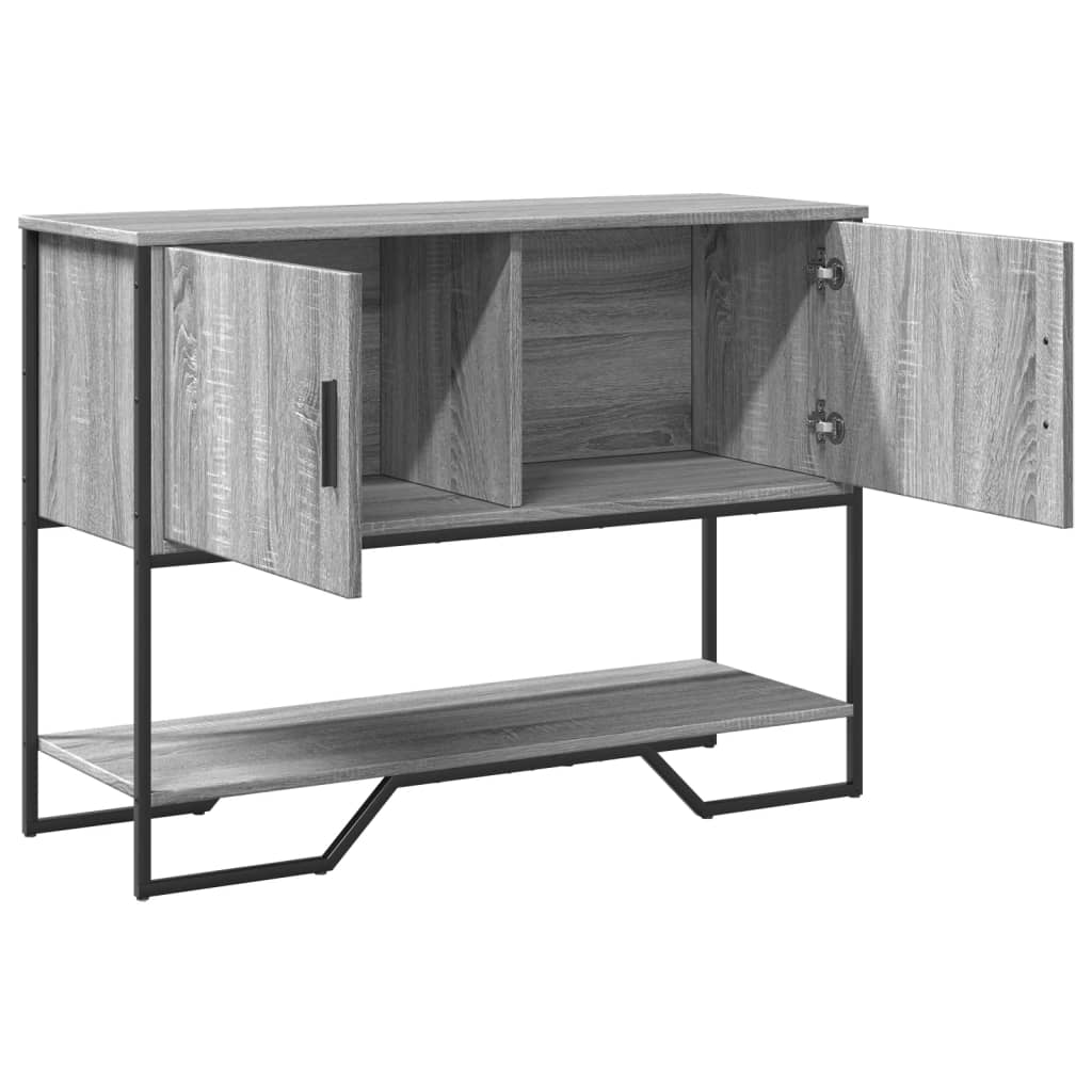 Konzolni stol boja hrasta 100 x 35 x 74,5 cm konstruirano drvo