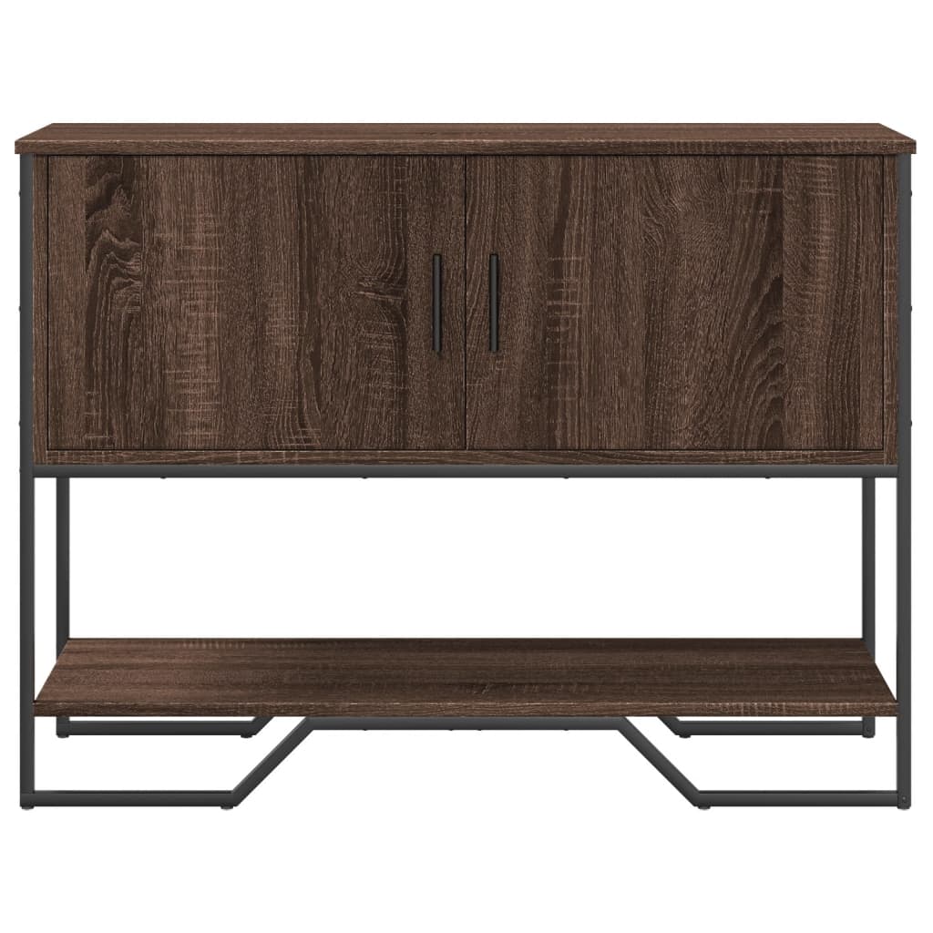 Konzolni stol boja hrasta 100 x 35 x 74,5 cm konstruirano drvo