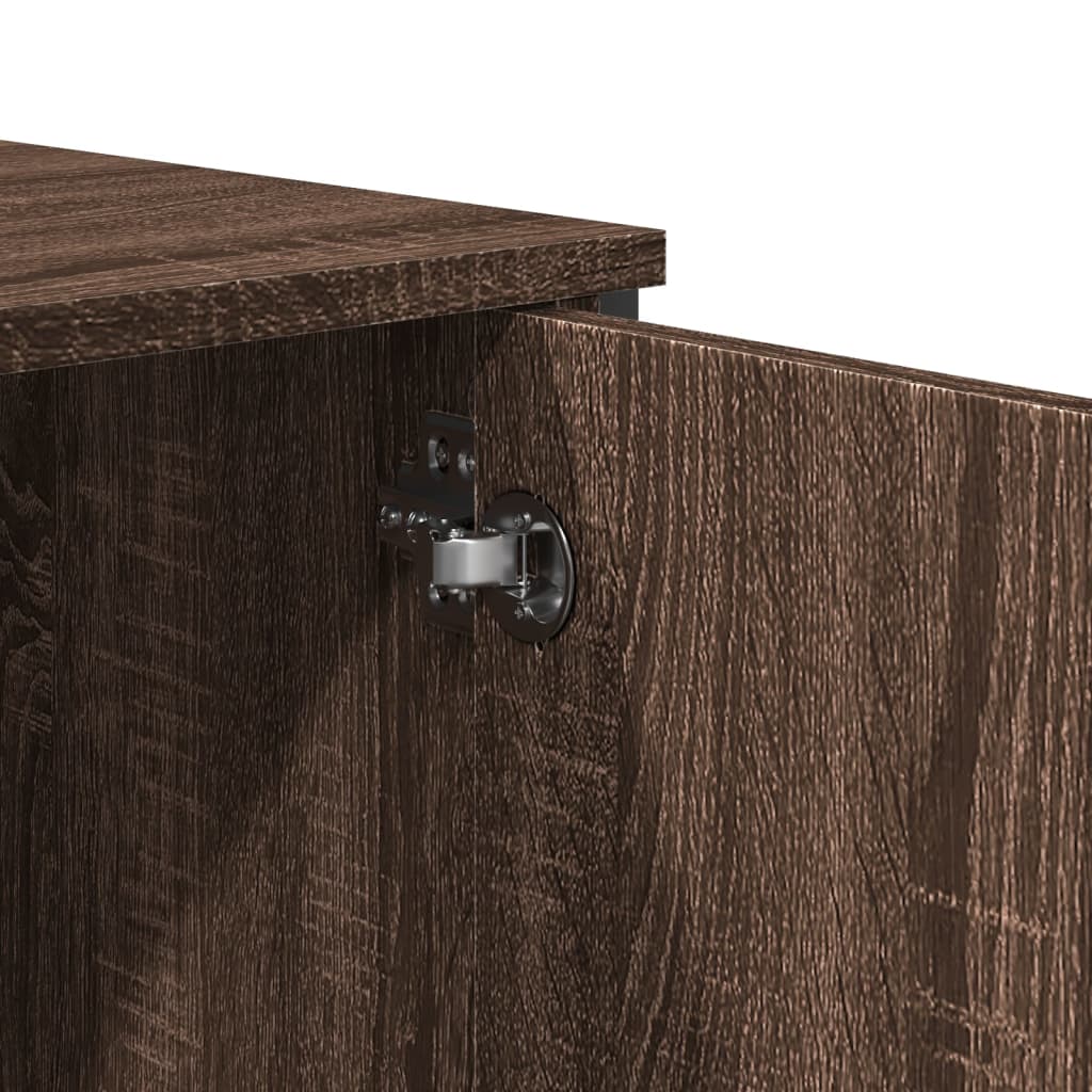 Konzolni stol boja hrasta 100 x 35 x 74,5 cm konstruirano drvo